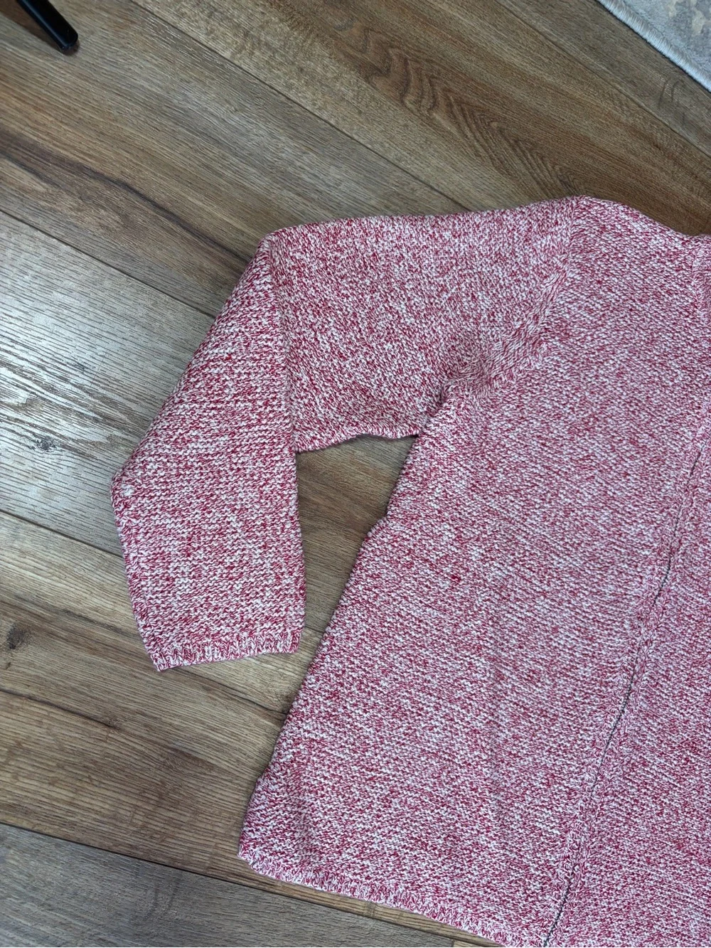 Nordstrom full-zip marled knit cardigan sweater